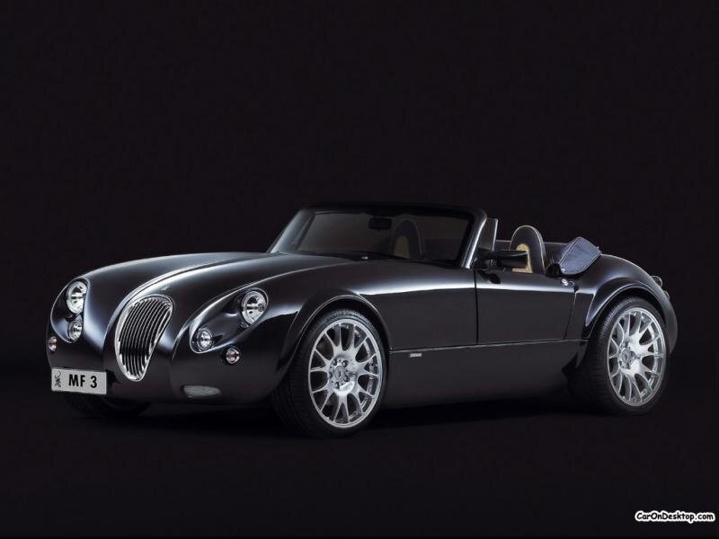 black convertible sports car