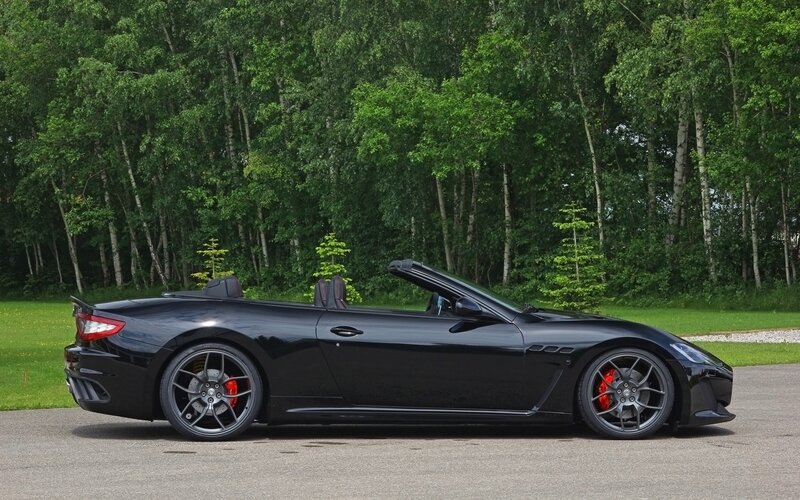 Black Convertible Sports Car — Afternoon
