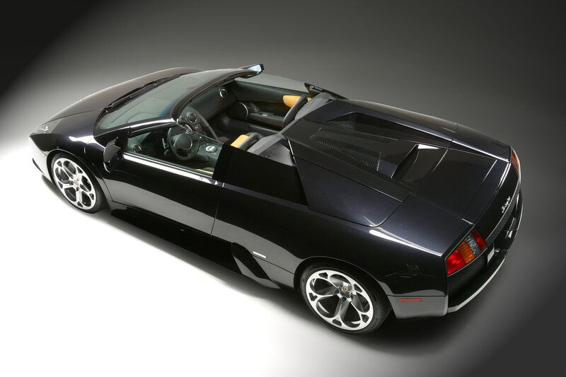 Black Convertible Sports Car — Dramatic, Photograph, Car Interior, Steering Wheel