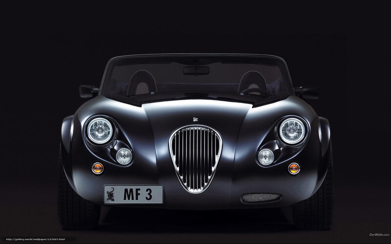 Black Convertible Sports Car — Dramatic, Photograph, Headlights