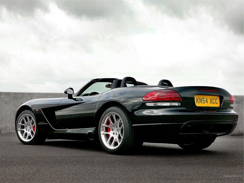 Black Convertible Sports Car — Dramatic, Photograph, License Plate, Cloudy Sky