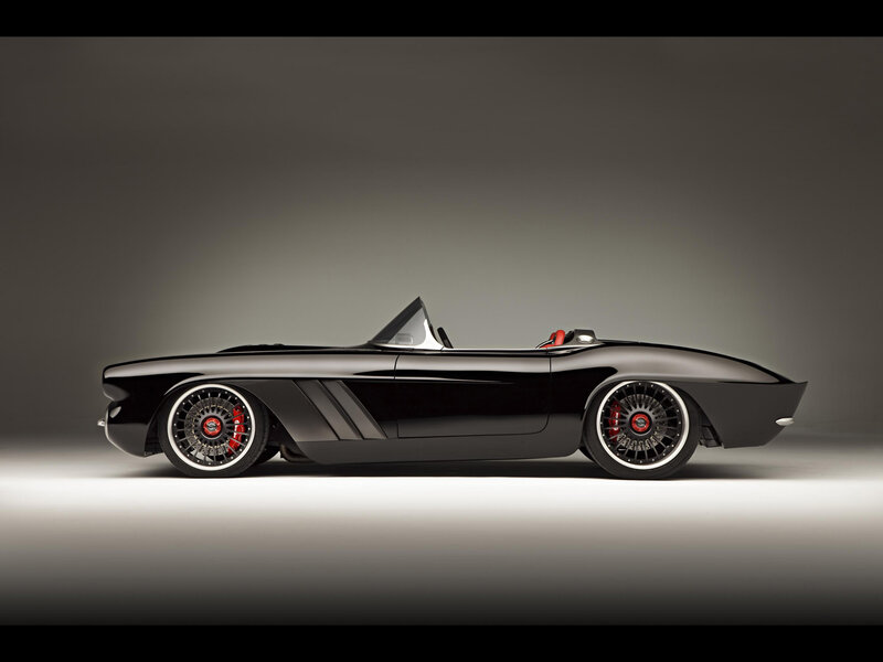 Black Convertible Sports Car — Dramatic, Photograph, Wheels, Red Seats