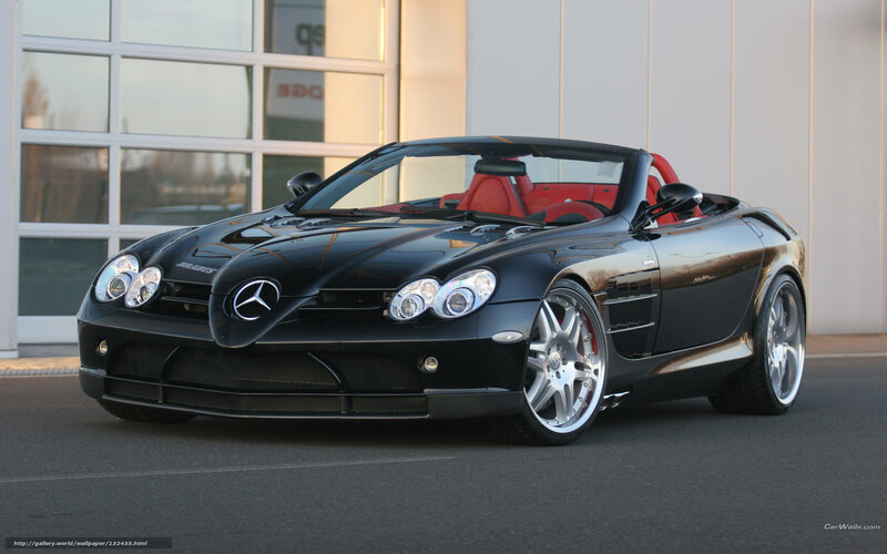 Black Convertible Sports Car — Dramatic, Sunset, Photograph, Red Interior