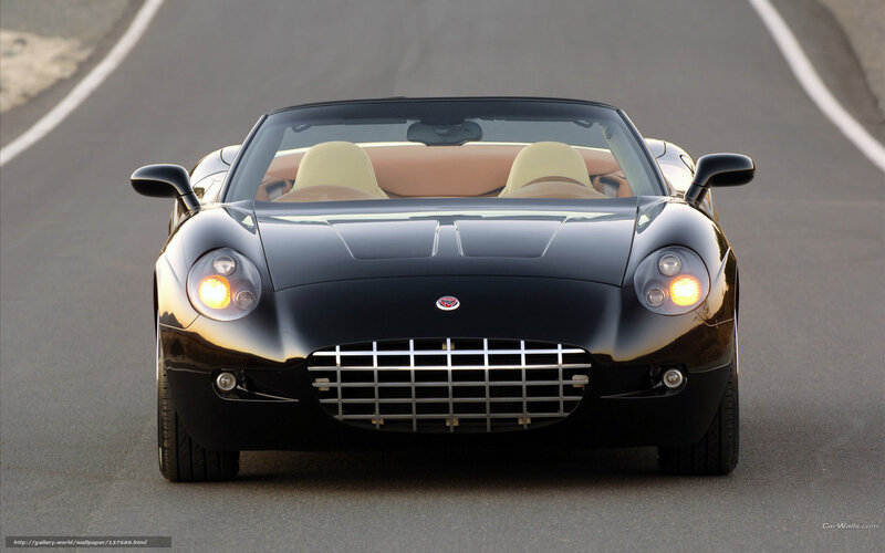 Black Convertible Sports Car — Dynamic, Afternoon