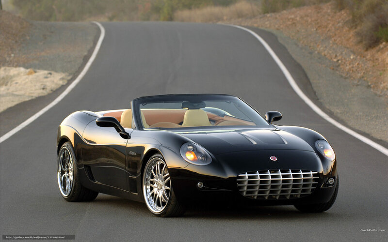 Black Convertible Sports Car — Dynamic
