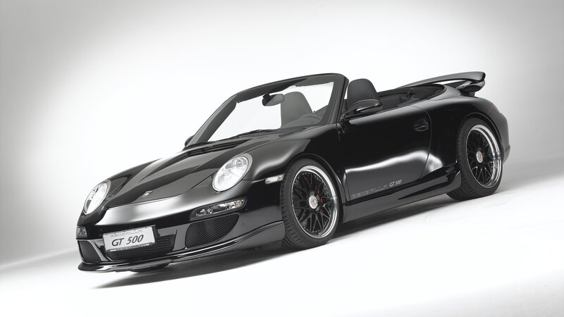 Black Convertible Sports Car — Neutral, Photograph, Tire