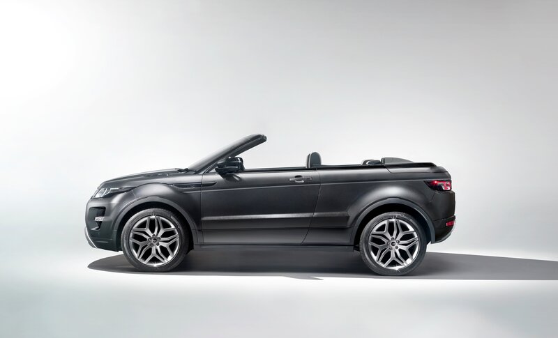 black convertible suv