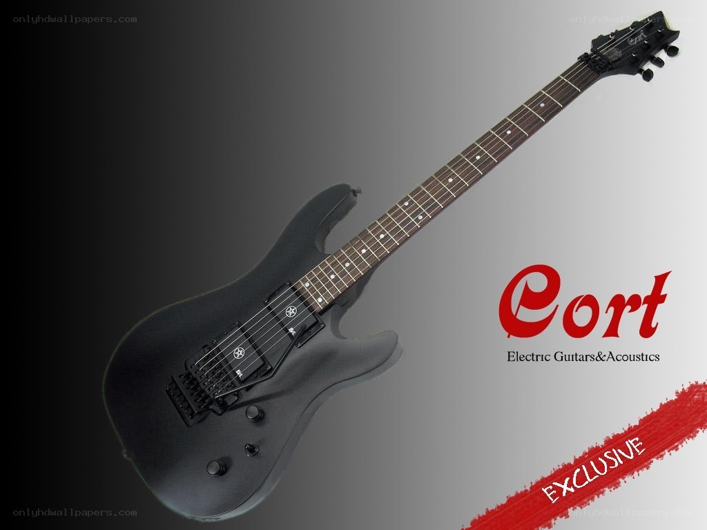 black cort electric guitar