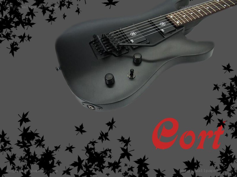 Black Cort electric guitar