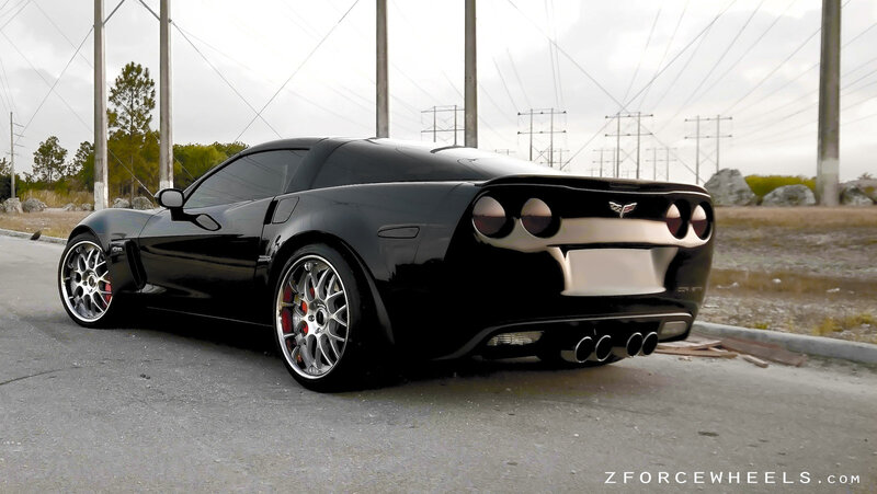 Black Corvette C6 — Dramatic, Photograph