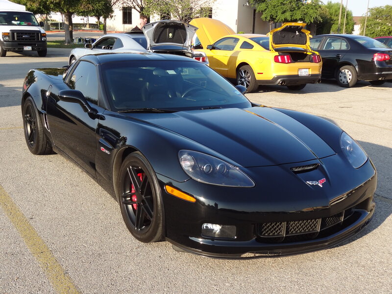 Black Corvette C6 — Neutral, Afternoon