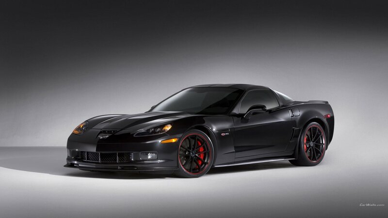 Black Corvette C6 Z06 — Dramatic, Photograph, Car