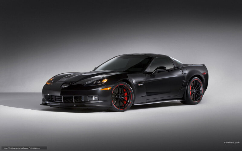 Black Corvette C6 Zr1 — Dramatic