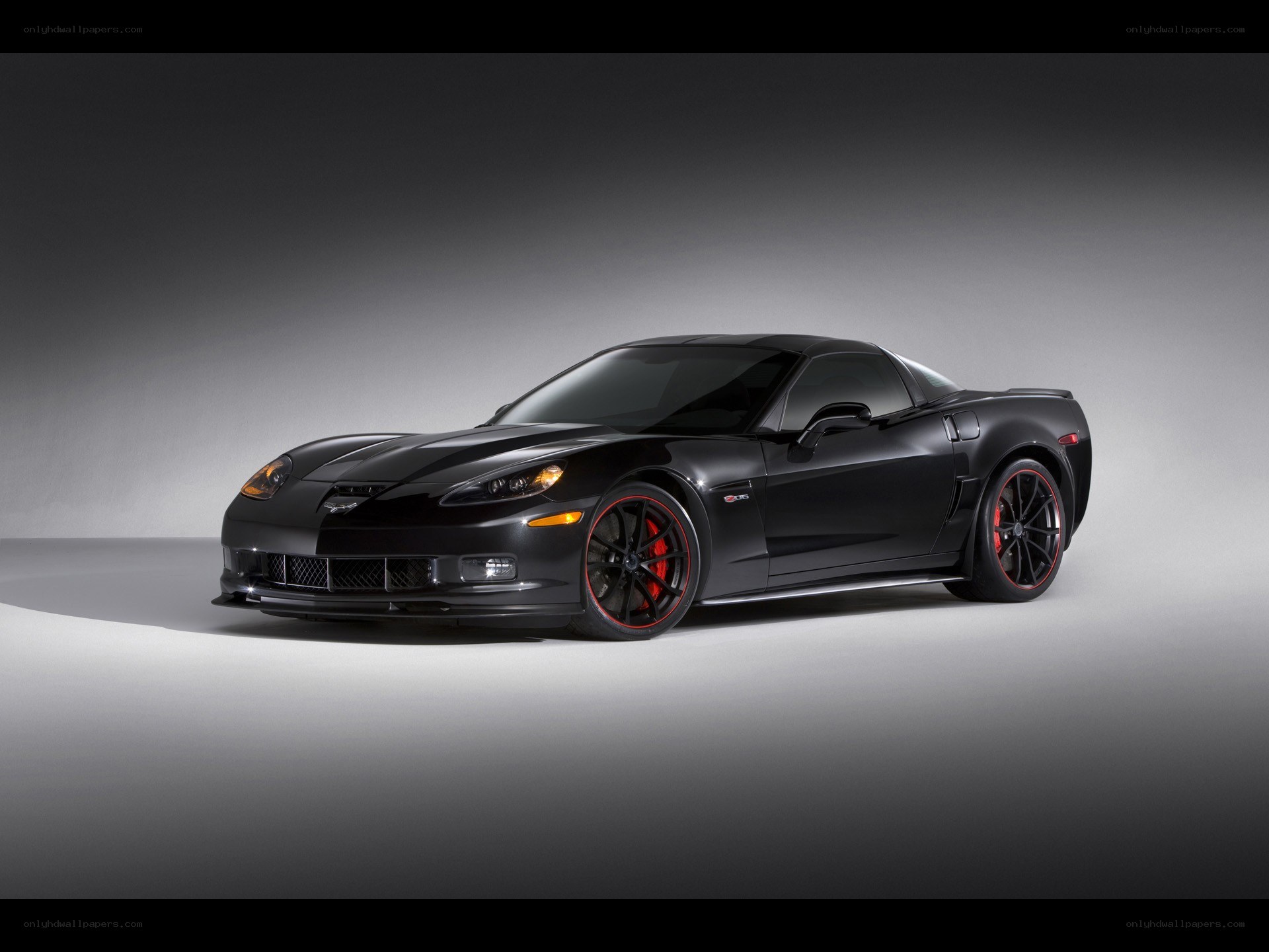Black Corvette C6 ZR1