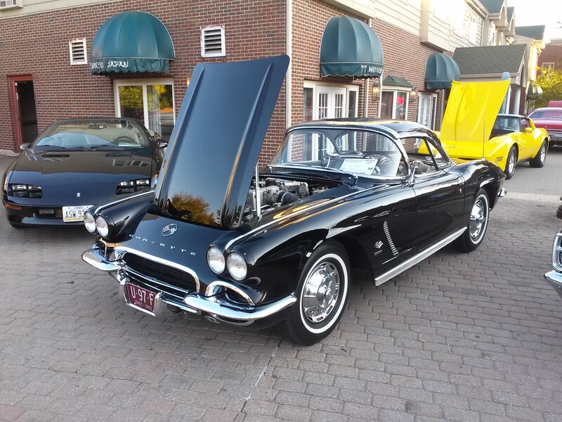 Black Corvette Car — Calm, Afternoon, Photograph