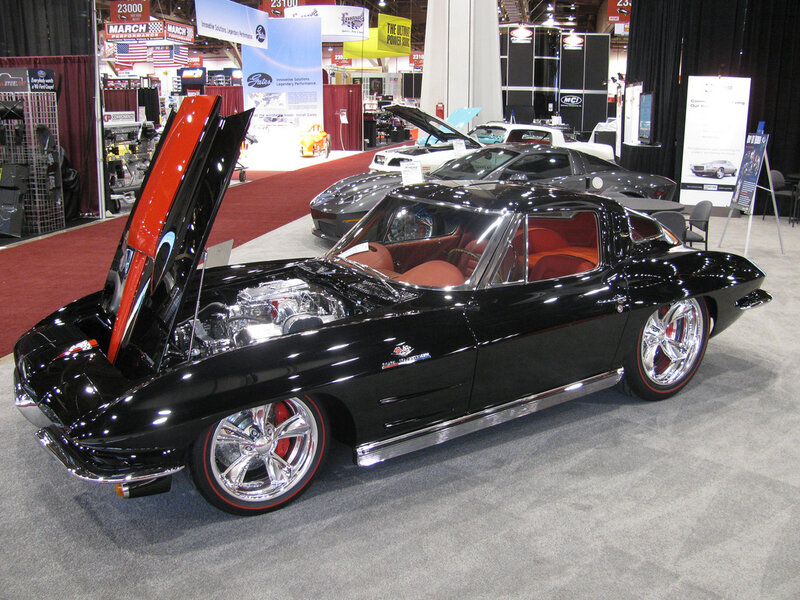 Black Corvette Car — Neutral, Photograph