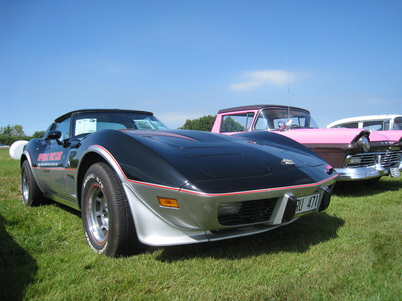 Black Corvette Car — Outdoor