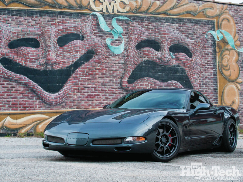 Black Corvette Car — Urban