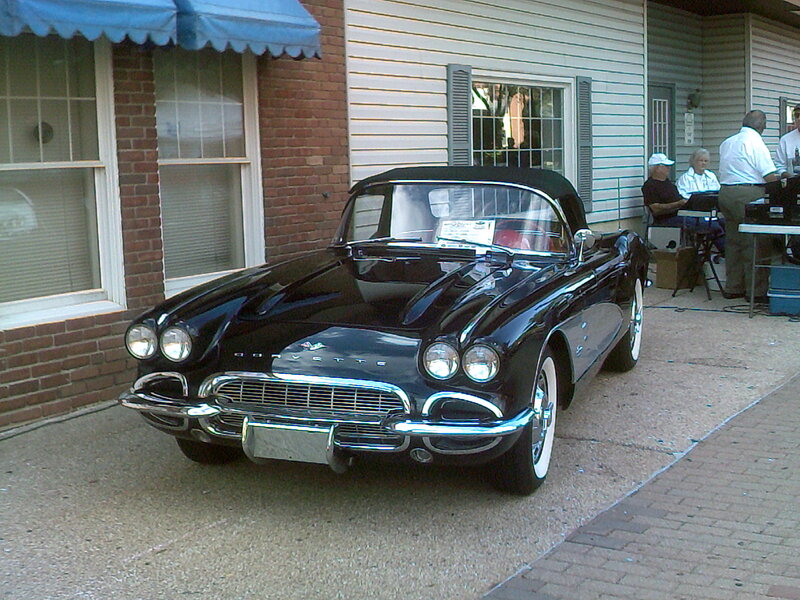 Black Corvette Convertible — Calm