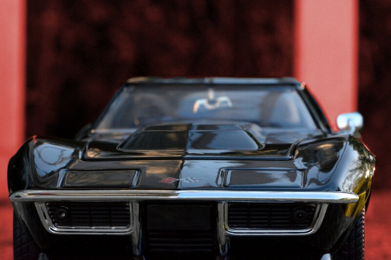 Black Corvette Model