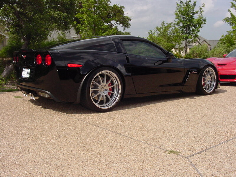 Black Corvette Sports Car — Calm