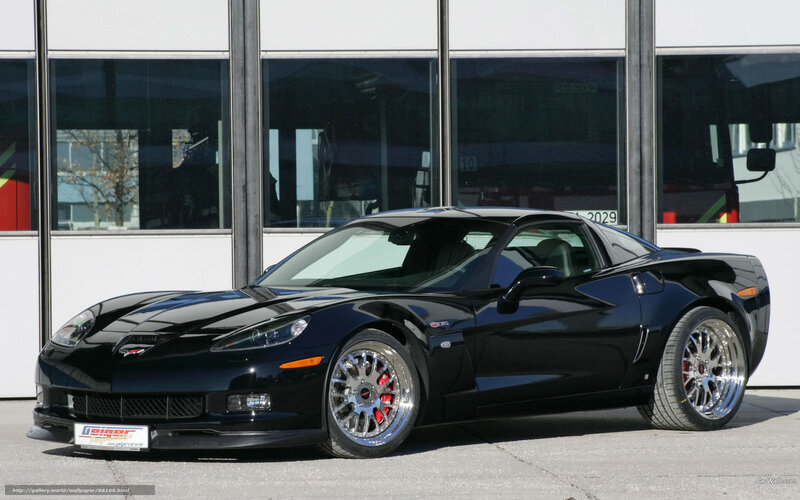 Black Corvette Z06 — Calm, Afternoon, Photograph