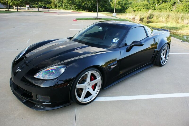 Black Corvette Z06 — Calm, Afternoon