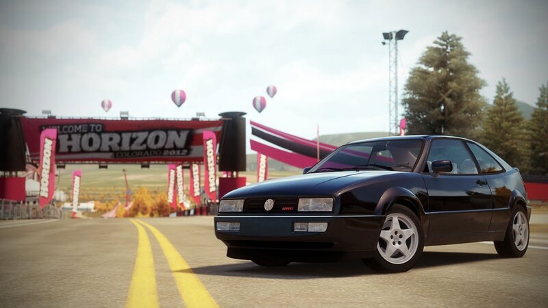Black Coupe Car — Calm, Afternoon, 3d Render