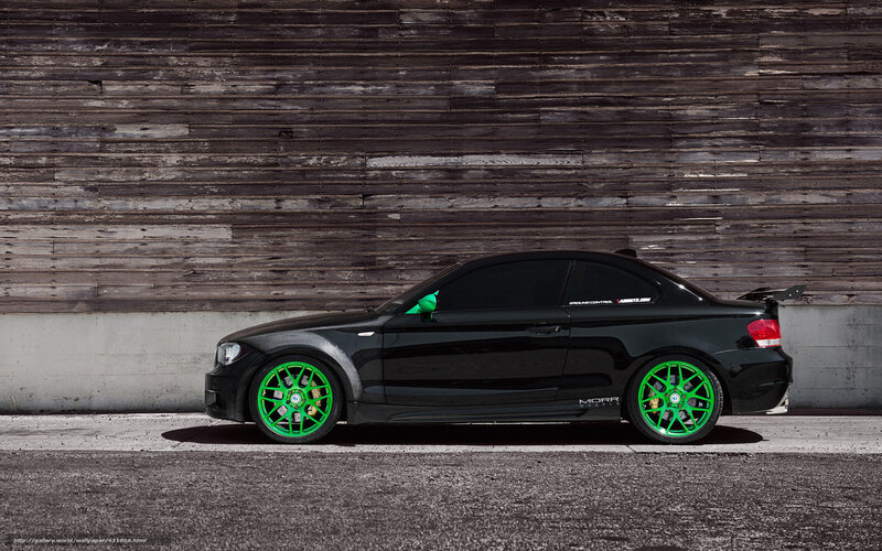 Black Coupe Car — Dramatic, Afternoon