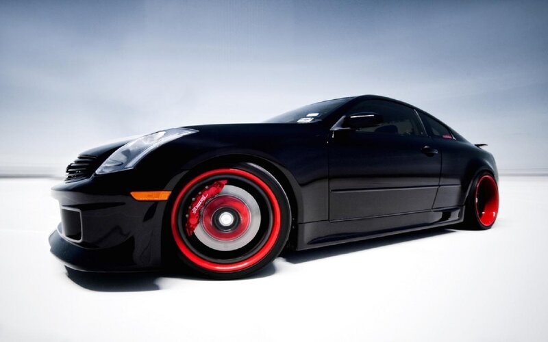 Black Coupe Car — Dramatic, Photograph
