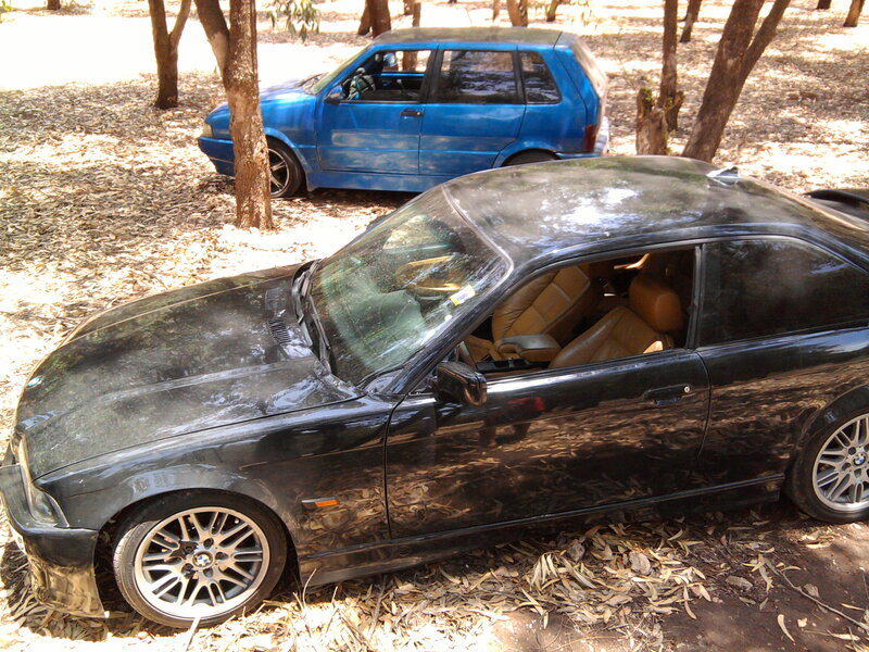 Black Coupe Car — Natural