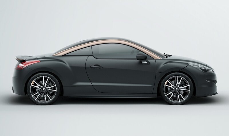 black coupe car side view
