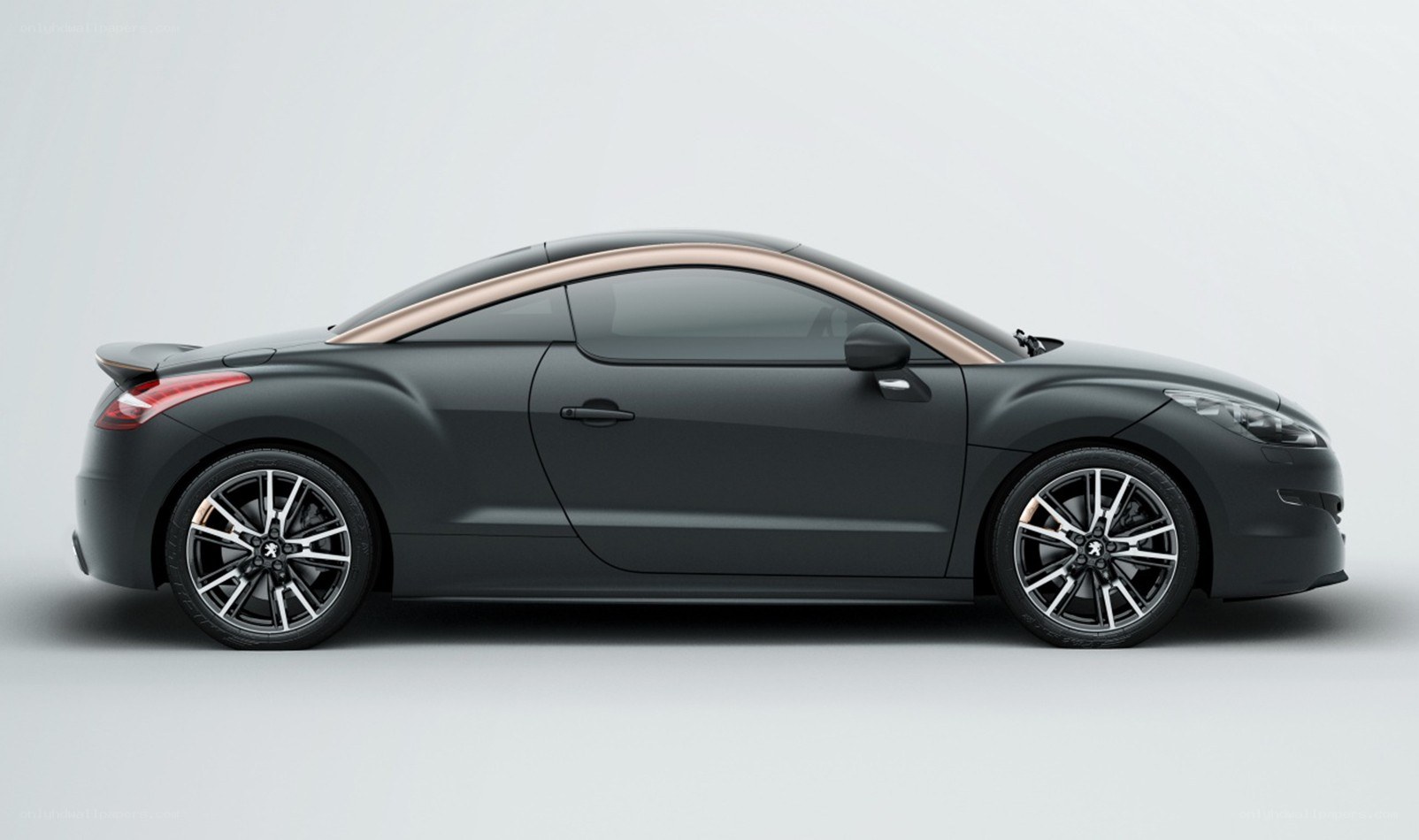 black coupe car side view