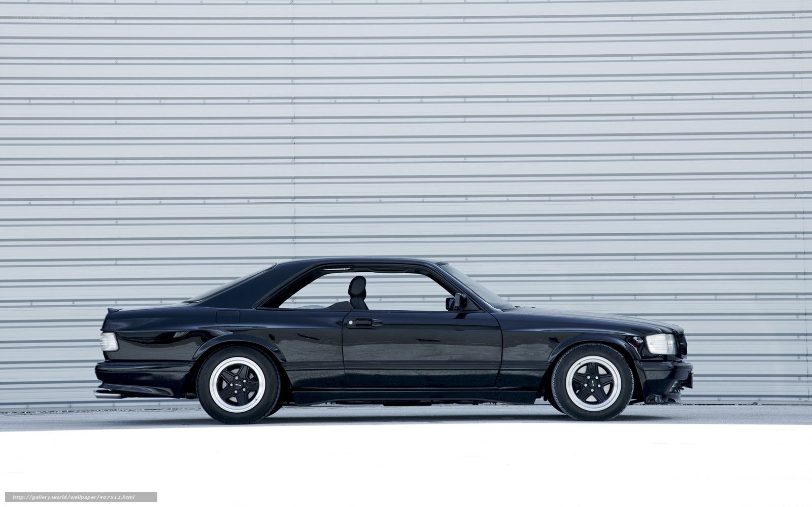 black coupe car side view