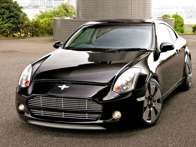 black coupe car