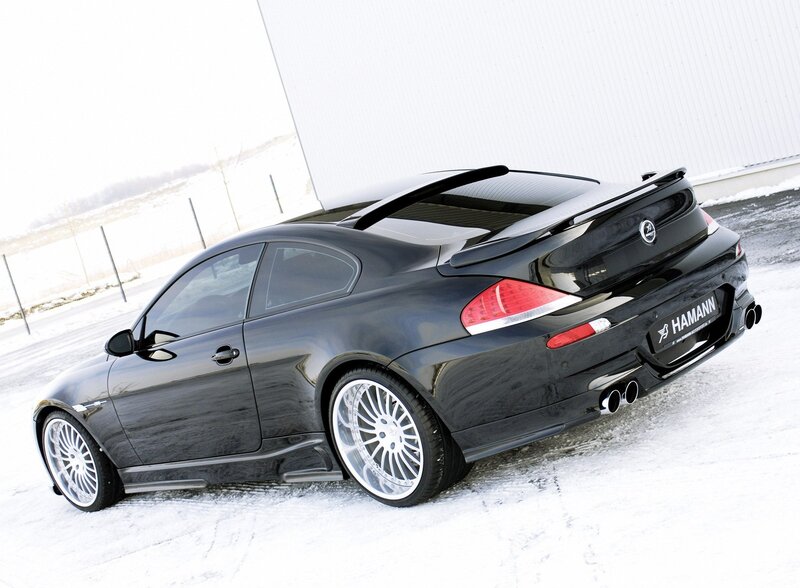 black coupe with performance modifications