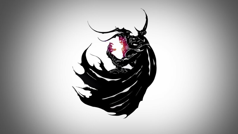 Black Creature with Glowing Core