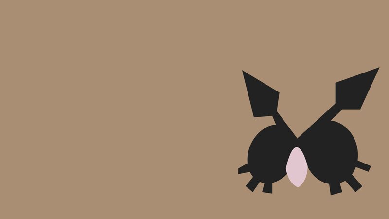Black Creature with Pink Nose