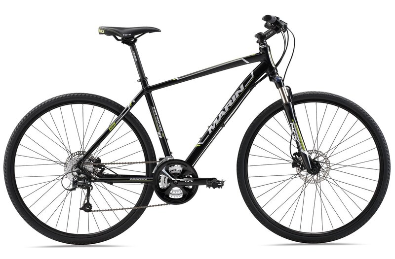 Black Cross-country Bicycle