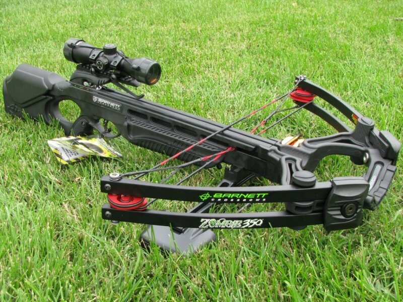 Black Crossbow on Grass