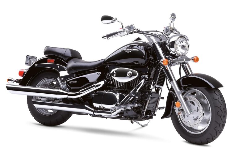 Black Cruiser Motorcycle — Chrome