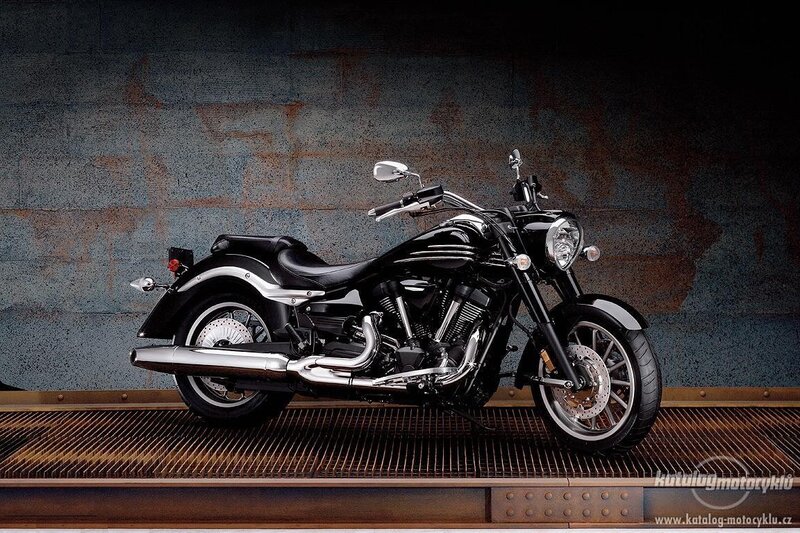 Black Cruiser Motorcycle — Dramatic, Photograph, Grated Platform