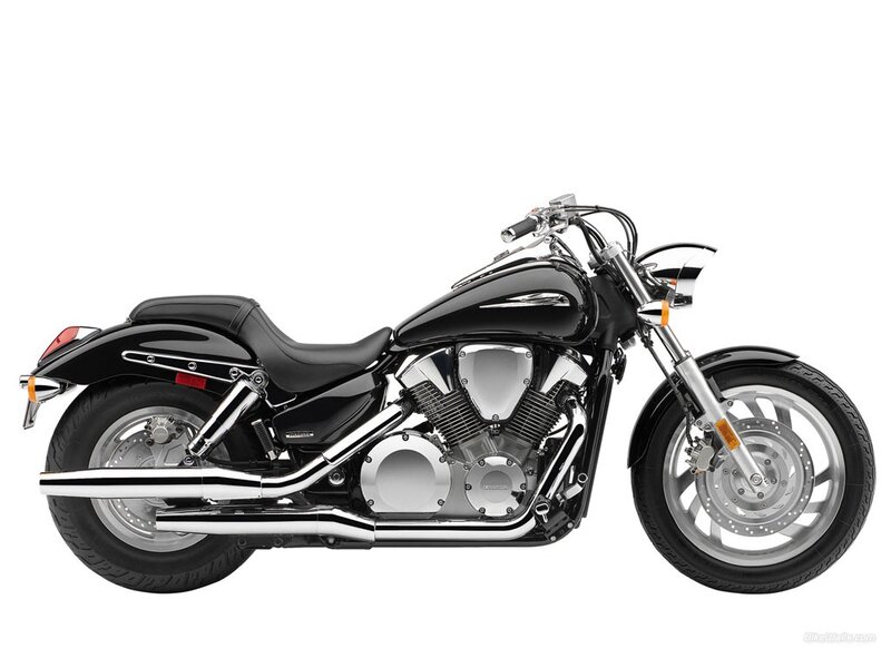 Black Cruiser Motorcycle — Engine, Silver