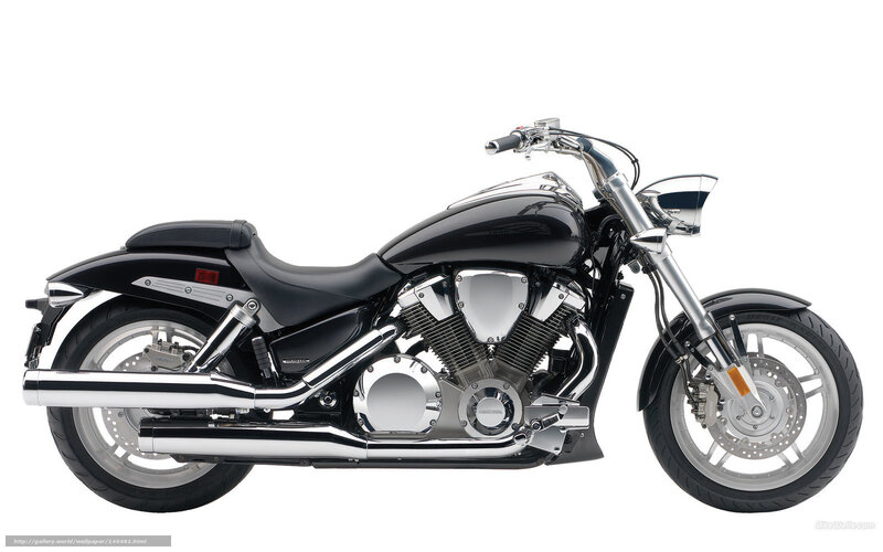 Black Cruiser Motorcycle — Neutral, Photograph, Chrome Engine, Saddlebags