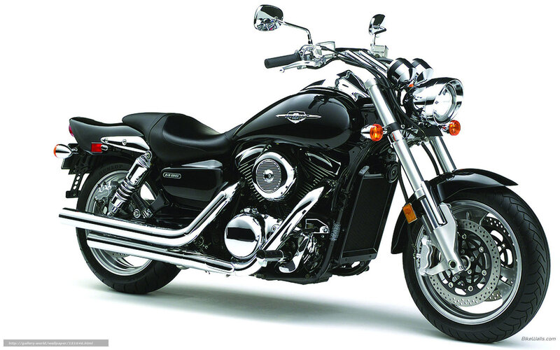 Black Cruiser Motorcycle — Neutral, Photograph, Chrome Exhaust, Disc Brakes, Headlight