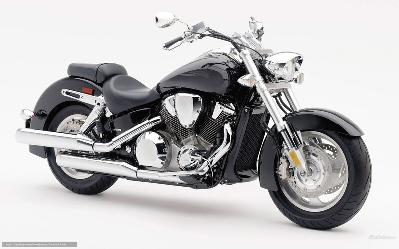 Black Cruiser Motorcycle — Neutral, Photograph, Chrome Exhaust, Leather Seat, Headlight