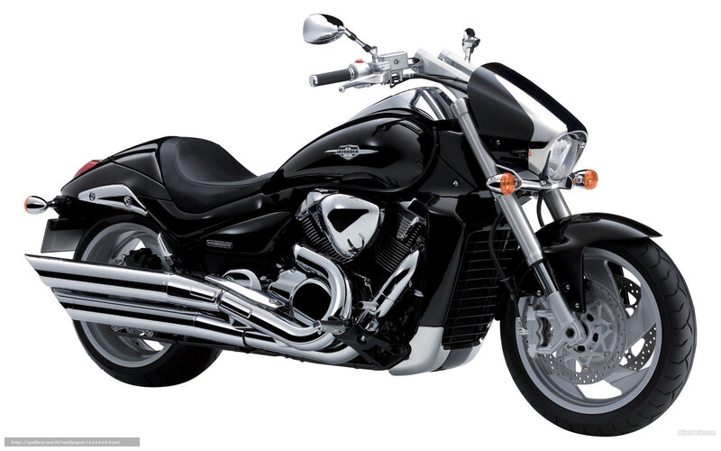 Black Cruiser Motorcycle — Neutral, Photograph, Chrome Exhaust