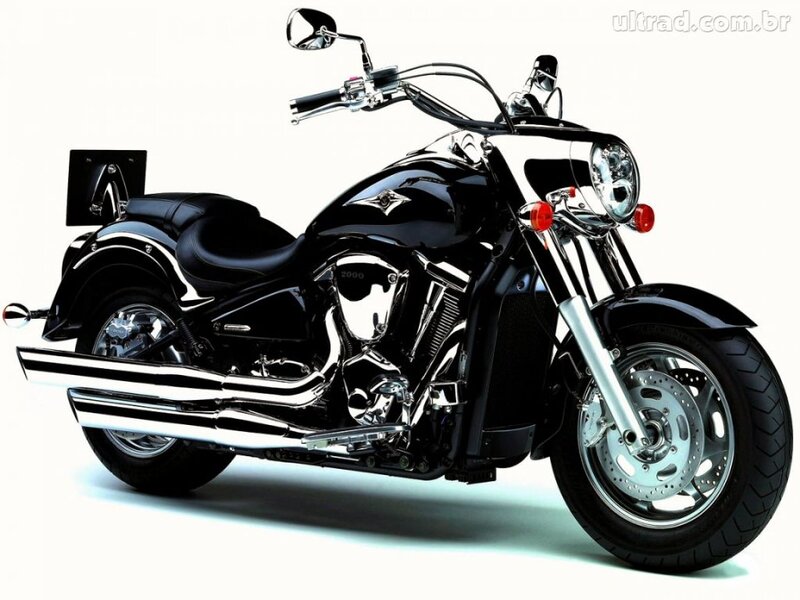 Black Cruiser Motorcycle — Neutral, Photograph