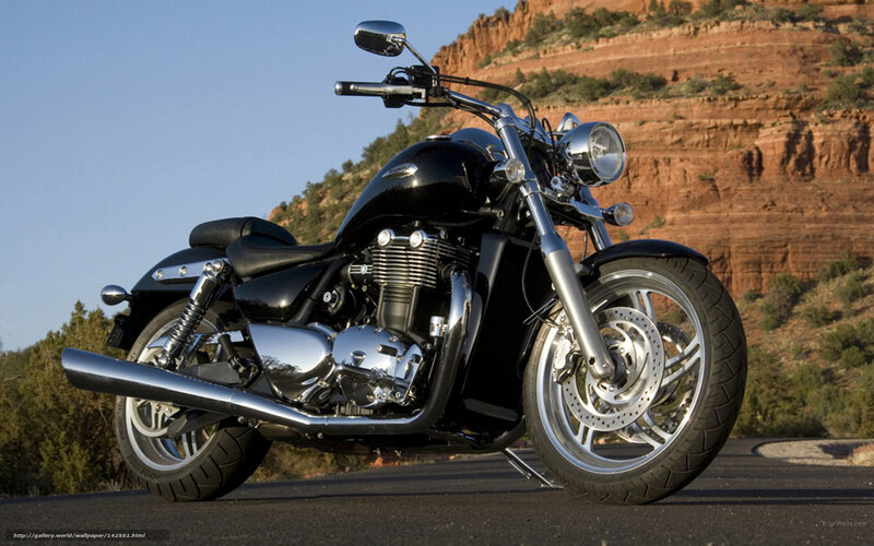 Black Cruiser Motorcycle — Serene, Afternoon