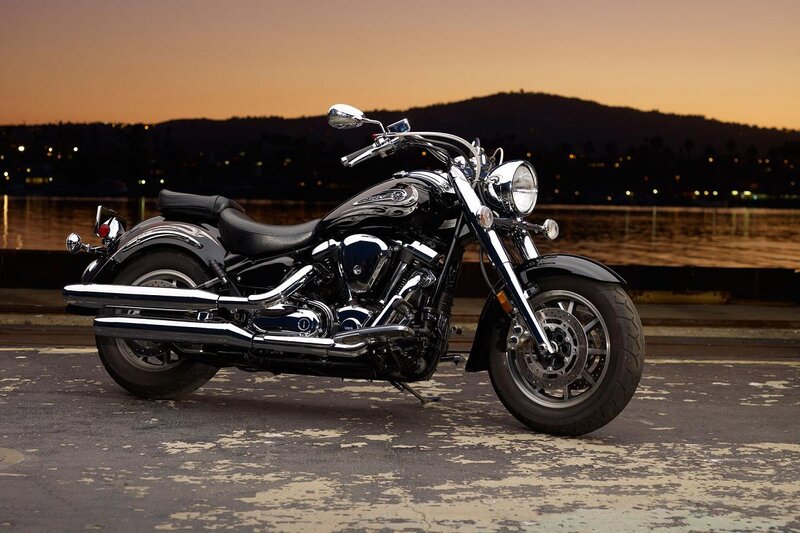 Black Cruiser Motorcycle — Serene